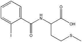 2-[(2-iodobenzoyl)amino]-4-(methylthio)butanoic acid 结构式