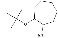 2-[(2-methylbutan-2-yl)oxy]cycloheptan-1-amine 结构式