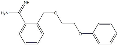 2-[(2-phenoxyethoxy)methyl]benzenecarboximidamide 结构式