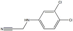 2-[(3,4-dichlorophenyl)amino]acetonitrile 结构式