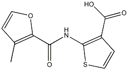 2-[(3-methyl-2-furoyl)amino]thiophene-3-carboxylic acid 结构式