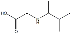 2-[(3-methylbutan-2-yl)amino]acetic acid 结构式