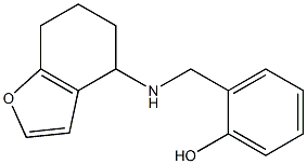 2-[(4,5,6,7-tetrahydro-1-benzofuran-4-ylamino)methyl]phenol 结构式