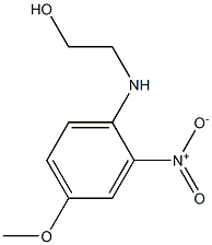 2-[(4-methoxy-2-nitrophenyl)amino]ethan-1-ol 结构式