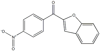 2-[(4-nitrophenyl)carbonyl]-1-benzofuran 结构式