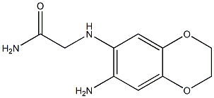 2-[(7-amino-2,3-dihydro-1,4-benzodioxin-6-yl)amino]acetamide 结构式