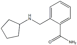 2-[(cyclopentylamino)methyl]benzamide 结构式