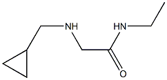 2-[(cyclopropylmethyl)amino]-N-ethylacetamide 结构式