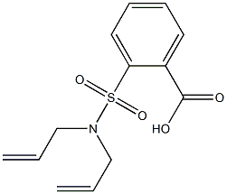 2-[(diallylamino)sulfonyl]benzoic acid 结构式