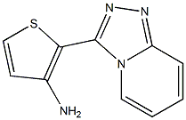 2-[1,2,4]triazolo[4,3-a]pyridin-3-ylthien-3-ylamine 结构式