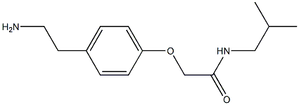 2-[4-(2-aminoethyl)phenoxy]-N-isobutylacetamide 结构式