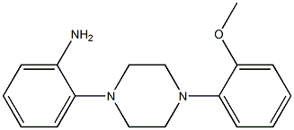 2-[4-(2-methoxyphenyl)piperazin-1-yl]aniline 结构式