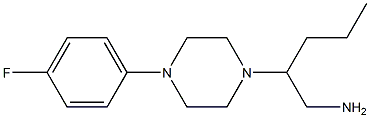 2-[4-(4-fluorophenyl)piperazin-1-yl]pentan-1-amine 结构式