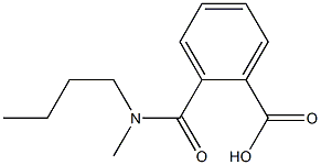 2-[butyl(methyl)carbamoyl]benzoic acid 结构式