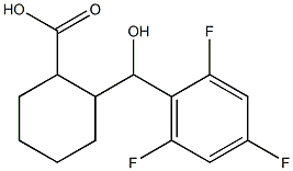 2-[hydroxy(2,4,6-trifluorophenyl)methyl]cyclohexane-1-carboxylic acid 结构式