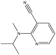 2-[isopropyl(methyl)amino]nicotinonitrile 结构式