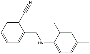 2-{[(2,4-dimethylphenyl)amino]methyl}benzonitrile 结构式