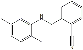 2-{[(2,5-dimethylphenyl)amino]methyl}benzonitrile 结构式