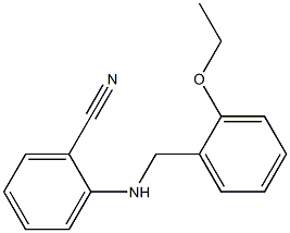 2-{[(2-ethoxyphenyl)methyl]amino}benzonitrile 结构式