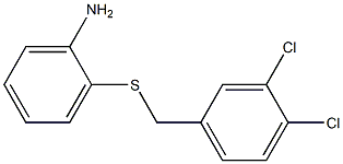 2-{[(3,4-dichlorophenyl)methyl]sulfanyl}aniline 结构式