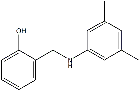 2-{[(3,5-dimethylphenyl)amino]methyl}phenol 结构式