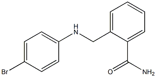 2-{[(4-bromophenyl)amino]methyl}benzamide 结构式