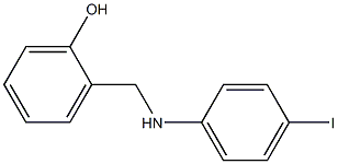 2-{[(4-iodophenyl)amino]methyl}phenol 结构式