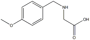2-{[(4-methoxyphenyl)methyl]amino}acetic acid 结构式