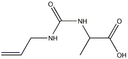 2-{[(allylamino)carbonyl]amino}propanoic acid 结构式