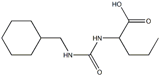2-{[(cyclohexylmethyl)carbamoyl]amino}pentanoic acid 结构式