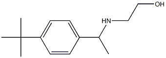 2-{[1-(4-tert-butylphenyl)ethyl]amino}ethan-1-ol 结构式