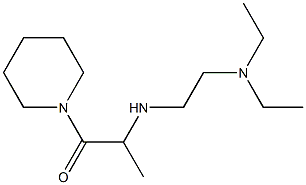2-{[2-(diethylamino)ethyl]amino}-1-(piperidin-1-yl)propan-1-one 结构式