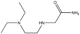 2-{[2-(diethylamino)ethyl]amino}acetamide 结构式