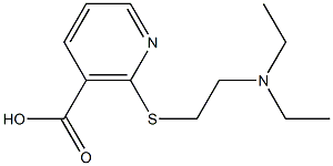 2-{[2-(diethylamino)ethyl]thio}nicotinic acid 结构式