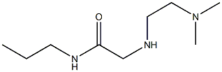 2-{[2-(dimethylamino)ethyl]amino}-N-propylacetamide 结构式