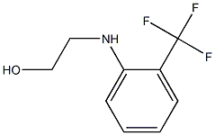 2-{[2-(trifluoromethyl)phenyl]amino}ethan-1-ol 结构式