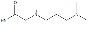 2-{[3-(dimethylamino)propyl]amino}-N-methylacetamide 结构式