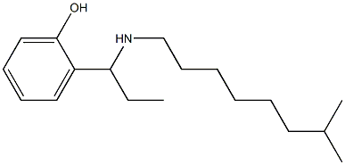 2-{1-[(7-methyloctyl)amino]propyl}phenol 结构式