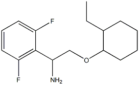 2-{1-amino-2-[(2-ethylcyclohexyl)oxy]ethyl}-1,3-difluorobenzene 结构式