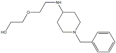 2-{2-[(1-benzylpiperidin-4-yl)amino]ethoxy}ethan-1-ol 结构式