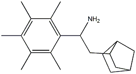 2-{bicyclo[2.2.1]heptan-2-yl}-1-(2,3,4,5,6-pentamethylphenyl)ethan-1-amine 结构式