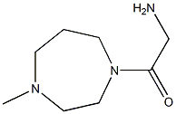 2-amino-1-(4-methyl-1,4-diazepan-1-yl)ethan-1-one 结构式