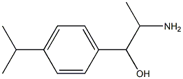 2-amino-1-[4-(propan-2-yl)phenyl]propan-1-ol 结构式