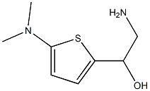 2-amino-1-[5-(dimethylamino)thien-2-yl]ethanol 结构式