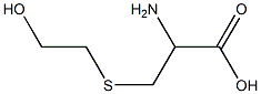2-amino-3-[(2-hydroxyethyl)thio]propanoic acid 结构式