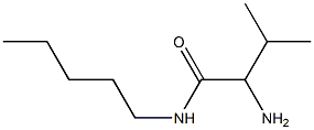 2-amino-3-methyl-N-pentylbutanamide 结构式