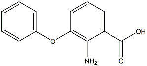 2-amino-3-phenoxybenzoic acid 结构式