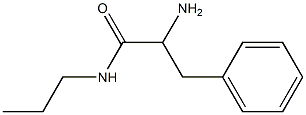 2-amino-3-phenyl-N-propylpropanamide 结构式