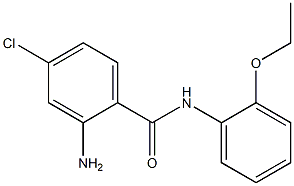 2-amino-4-chloro-N-(2-ethoxyphenyl)benzamide 结构式