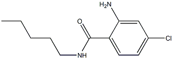 2-amino-4-chloro-N-pentylbenzamide 结构式